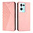 Funda de Cuero Cartera con Soporte Carcasa Y02X para Oppo Reno9 Pro+ Plus 5G Oro Rosa