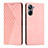 Funda de Cuero Cartera con Soporte Carcasa Y02X para Realme 10 Pro 5G Oro Rosa