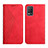 Funda de Cuero Cartera con Soporte Carcasa Y02X para Realme 8 5G Rojo