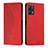 Funda de Cuero Cartera con Soporte Carcasa Y02X para Realme 9 5G Rojo