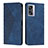 Funda de Cuero Cartera con Soporte Carcasa Y02X para Realme V23 5G Azul