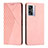 Funda de Cuero Cartera con Soporte Carcasa Y02X para Realme V23 5G Oro Rosa