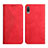 Funda de Cuero Cartera con Soporte Carcasa Y02X para Samsung Galaxy A02 Rojo