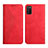 Funda de Cuero Cartera con Soporte Carcasa Y02X para Samsung Galaxy A02s Rojo