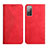 Funda de Cuero Cartera con Soporte Carcasa Y02X para Samsung Galaxy S20 FE 4G Rojo