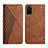 Funda de Cuero Cartera con Soporte Carcasa Y02X para Samsung Galaxy S20 Plus 5G Marron