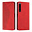 Funda de Cuero Cartera con Soporte Carcasa Y02X para Sony Xperia 1 IV Rojo