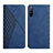 Funda de Cuero Cartera con Soporte Carcasa Y02X para Sony Xperia 10 III SO-52B Azul