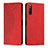 Funda de Cuero Cartera con Soporte Carcasa Y02X para Sony Xperia 10 IV Rojo