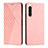 Funda de Cuero Cartera con Soporte Carcasa Y02X para Sony Xperia 5 IV Oro Rosa