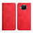 Funda de Cuero Cartera con Soporte Carcasa Y02X para Xiaomi Mi 10i 5G Rojo