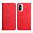 Funda de Cuero Cartera con Soporte Carcasa Y02X para Xiaomi Mi 11i 5G Rojo