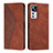 Funda de Cuero Cartera con Soporte Carcasa Y02X para Xiaomi Mi 12T 5G Marron