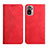 Funda de Cuero Cartera con Soporte Carcasa Y02X para Xiaomi Redmi Note 10S 4G Rojo