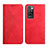 Funda de Cuero Cartera con Soporte Carcasa Y02X para Xiaomi Redmi Note 11 4G (2021) Rojo