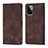 Funda de Cuero Cartera con Soporte Carcasa Y03B para Motorola Moto G Power 5G (2023) Marron