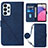 Funda de Cuero Cartera con Soporte Carcasa Y03B para Samsung Galaxy A23 5G Azul