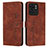 Funda de Cuero Cartera con Soporte Carcasa Y03X para Motorola Moto Edge (2023) 5G Marron