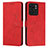 Funda de Cuero Cartera con Soporte Carcasa Y03X para Motorola Moto Edge (2023) 5G Rojo