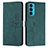 Funda de Cuero Cartera con Soporte Carcasa Y03X para Motorola Moto Edge Lite 5G Verde