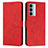 Funda de Cuero Cartera con Soporte Carcasa Y03X para Motorola Moto Edge S30 5G Rojo