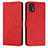 Funda de Cuero Cartera con Soporte Carcasa Y03X para Motorola Moto G Stylus (2021) Rojo