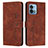 Funda de Cuero Cartera con Soporte Carcasa Y03X para Motorola Moto G Stylus (2023) 4G Marron