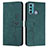 Funda de Cuero Cartera con Soporte Carcasa Y03X para Motorola Moto G40 Fusion Verde