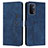 Funda de Cuero Cartera con Soporte Carcasa Y03X para OnePlus Nord N200 5G Azul