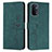 Funda de Cuero Cartera con Soporte Carcasa Y03X para OnePlus Nord N200 5G Verde