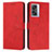 Funda de Cuero Cartera con Soporte Carcasa Y03X para OnePlus Nord N300 5G Rojo