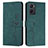 Funda de Cuero Cartera con Soporte Carcasa Y03X para Oppo A96 4G Verde