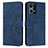 Funda de Cuero Cartera con Soporte Carcasa Y03X para Oppo F21 Pro 4G Azul