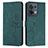 Funda de Cuero Cartera con Soporte Carcasa Y03X para Oppo Reno8 5G Verde