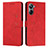 Funda de Cuero Cartera con Soporte Carcasa Y03X para Realme 10 4G Rojo