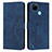 Funda de Cuero Cartera con Soporte Carcasa Y03X para Realme C25Y India Azul