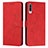 Funda de Cuero Cartera con Soporte Carcasa Y03X para Samsung Galaxy A30S Rojo