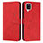 Funda de Cuero Cartera con Soporte Carcasa Y03X para Samsung Galaxy M12 Rojo