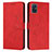 Funda de Cuero Cartera con Soporte Carcasa Y03X para Samsung Galaxy M40S Rojo