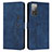 Funda de Cuero Cartera con Soporte Carcasa Y03X para Samsung Galaxy S20 FE 4G Azul