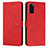 Funda de Cuero Cartera con Soporte Carcasa Y03X para Samsung Galaxy S20 Rojo