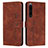 Funda de Cuero Cartera con Soporte Carcasa Y03X para Sony Xperia 1 IV SO-51C Marron