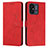Funda de Cuero Cartera con Soporte Carcasa Y03X para Xiaomi Poco C55 Rojo