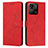 Funda de Cuero Cartera con Soporte Carcasa Y03X para Xiaomi Redmi 10 Power Rojo