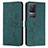 Funda de Cuero Cartera con Soporte Carcasa Y03X para Xiaomi Redmi K50 5G Verde