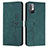 Funda de Cuero Cartera con Soporte Carcasa Y03X para Xiaomi Redmi Note 10 5G Verde