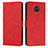 Funda de Cuero Cartera con Soporte Carcasa Y03X para Xiaomi Redmi Note 9 Pro Max Rojo