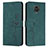 Funda de Cuero Cartera con Soporte Carcasa Y03X para Xiaomi Redmi Note 9S Verde