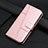 Funda de Cuero Cartera con Soporte Carcasa Y04X para Google Pixel 6a 5G Oro Rosa