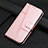 Funda de Cuero Cartera con Soporte Carcasa Y04X para Google Pixel 7 Pro 5G Oro Rosa